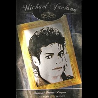  Michael Jackson Memorial Program