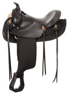 King Series Synthetic Gaited Round Trail Saddle 15 1 2