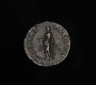 Ancient Roman Sestertius Libertas Coin of Emperor Galba 68 A.D.