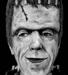 Herman Munster Fred Gwynne Munsters Life Mask Sculpture