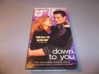 Down to You VHS 2000 Freddie Prinze Jr Julia Stiles 786936130287