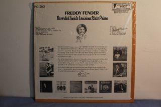 Freddy Fender Recorded Inside Louisiana State Prison
