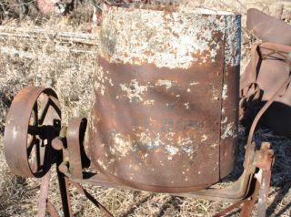 Vintage Factory Galloway Waterloo Iowa Hit & Miss Gas Engine Cement