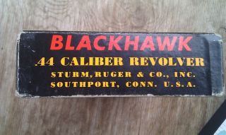  Ruger Box for Blackhawk 44 Mag Flat Top