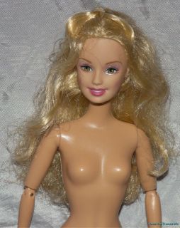  Barbie & The 12 DANCING PRINCESSES GENEVIEVE Jointed Doll Brown Eyes