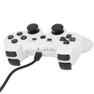 New Wired Gamepad Game Controller for PlayStation3 PS3 PS 3 White UK