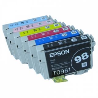 Epson 98 High Capacity Ink Cartridges Genuine Artisan 725 800 810 837
