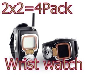 4pcs Brand Freetalk 2 Pairs Walkie Talkie Wrist Watch 2 Way Radio