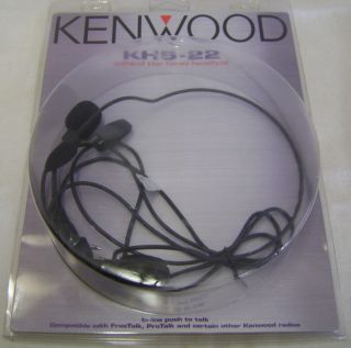 Kenwood KHS 22 Behind The Head Headset Freetalk Protalk