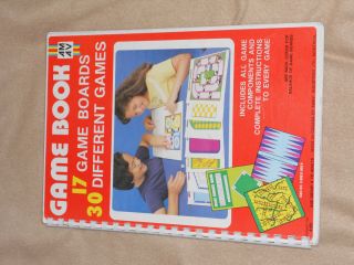 GAME BOOK LOT OF 17 BOARD GAMES: CHECKERS SNAKES AND LADDERS BASEBALL