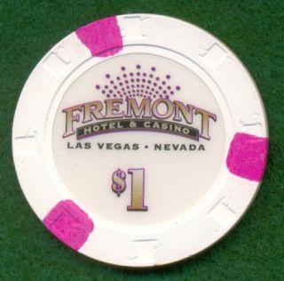 fremont las vegas $ 1 casino poker chip