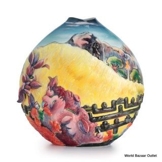FZ02535 Franz Porcelain Sacred Mountain by Paul Gauguin