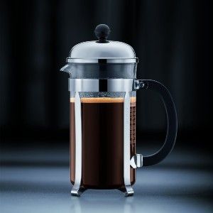Bodum Chambord 8 Cup French Press Coffee Maker 34 oz Chrome