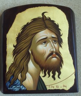  John Prodromos Hand Painted Byzantine Christian Orthodox Icon