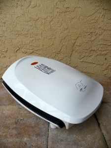 George Foreman Large Indoor Grill GR26CB Family Size Grill Non Stick