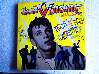 Gene Vincent Blue Caps Rock N Roll Legend 4LP France