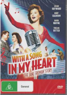 With A Song in My Heart Jane FROMAN Story Susan Hayward New SEALED DVD