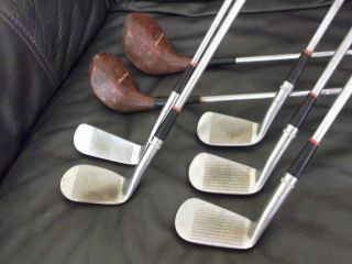 Wilson Gene Sarazen Complete Golf Set with Leather Grips Right Handed
