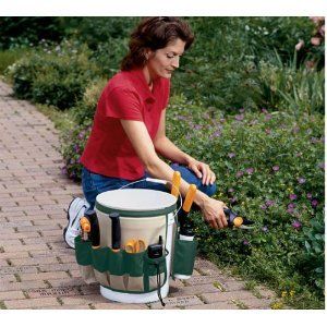 Garden Gardening Tool Caddy Fits Over 5 Gallon Bucket 9 Pockets for