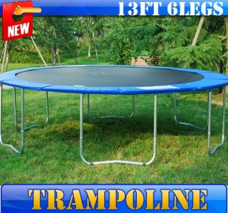 Outdoor Garden Round 13 ft Trampoline with Safety Frame Pad Playing