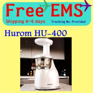 New Hurom Hu 400 Slow Juicer Vegetable Citrus Fruit Blender