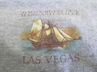 Jimmy Buffet Margaritaville Pirate SHIP Las Vegas T Shirt Graphic Tee