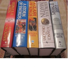  OF FIRE AND ICE (FIVE Hardcover books) by George R.R. Martin~NEW~HC/DJ