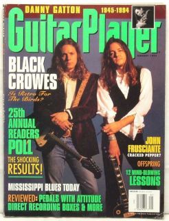  Black Crowes John Frusciante Danny Gatton Very RARE 1995
