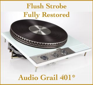 Garrard 401 PEARL transcription Turntable flush strobe by Audio Grail