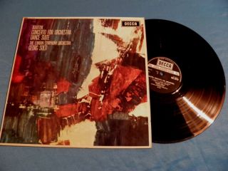 Bartok Georg Solti RARE UK Decca SXL 6212 LP Stereo