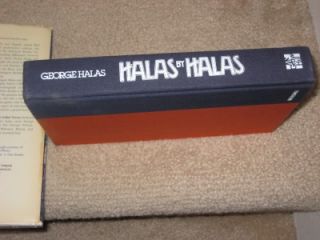 george halas signed autographed book psa dna halas by halas
