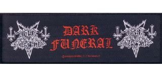 description brand new licensed dark funeral sew on patch size 2