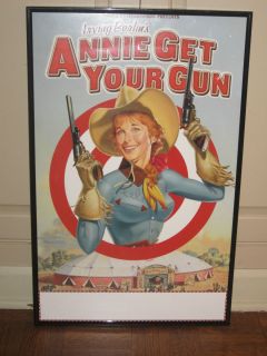 Annie Get Your Gun Original Broadway Poster Framed 14 x 22