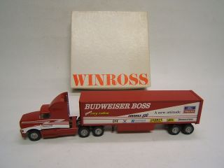 Winross Budweiser Boss Gary Collins Ford 1 64 Tractor Trailer Toolbox