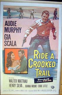 Ride A Crooked Trail GIA Scala Jesse Hibbs 1958 Movie Poster 29547