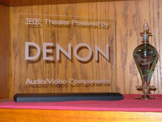 Denon Etched Glass Home Theater Sign