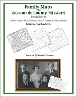 Family Maps Gasconade County Missouri Genealogy MO Plat