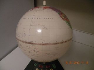 GeoSafari World Globe Model 6490 Explora Toy Works Battery Operated