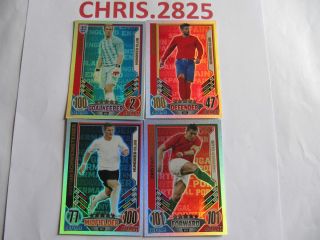 Match Attax England Euro 2012 100 Hundred Club Pick Your Own Free P P