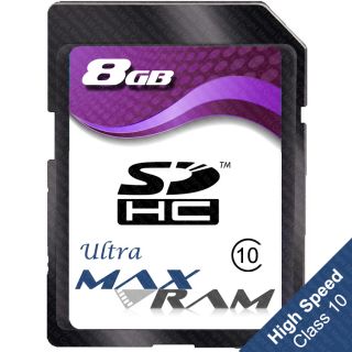 8GB SDHC Memory Card for Digital Cameras GE C1233 More