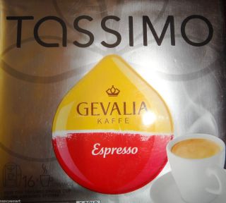 Gevalia Espresso KAFFE X BOLD, 16 Count T Discs for Tassimo AUG 12 OR
