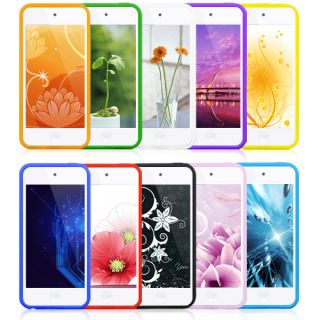  10 Colors Silicone Back Case Cover for Apple iPod Touch 5th Gen