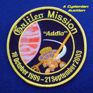 Galileo Space Mission Patch Jupiter Spacecraft Probe JPL issued