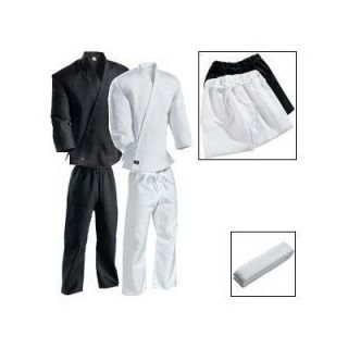 New Century Martial Arts Gi Karate Uniform with Belt Medium Weight in