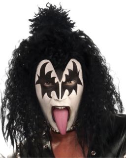New Kiss Demon Gene Simmons Adult Wig Officially Licensed