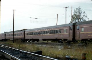 PRR passenger train at Gallitzin tunnels Pennsylvania ORIGINAL 35 mm