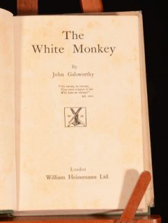 1924 The White Monkey by John Galsworthy First Edition