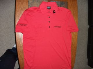 Galvin Green Euro Pro Tour Issue Golf Polo Shirt Red