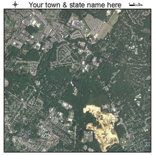 Gibbsboro New Jersey Aerial Photography Map NJ Poster P