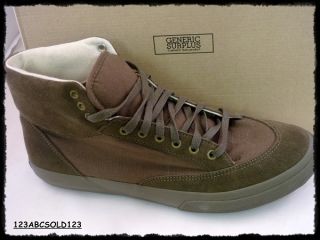 Generic Surplus Military High Men 10 5 Boots Shoes 44 EUR Sneakers New
